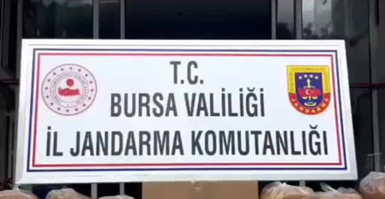 Bursa'da Kaçak Tütün Operasyonu