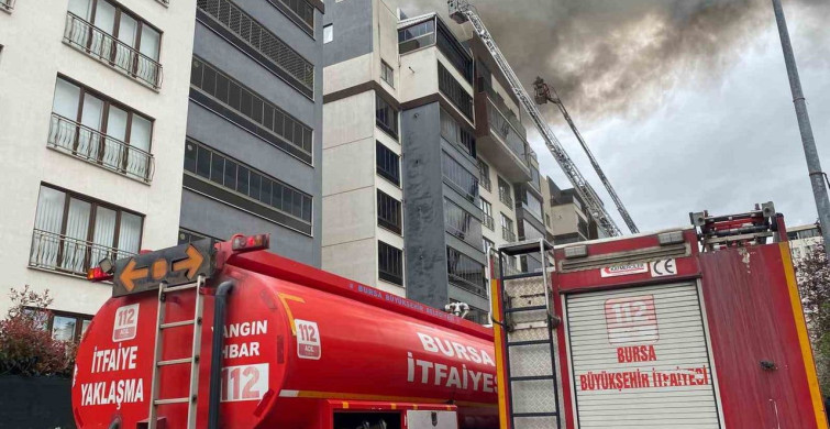 Bursa'da Korkutan Yangın: İtfaiye Ekipleri Zorlu Mücadele Verdi