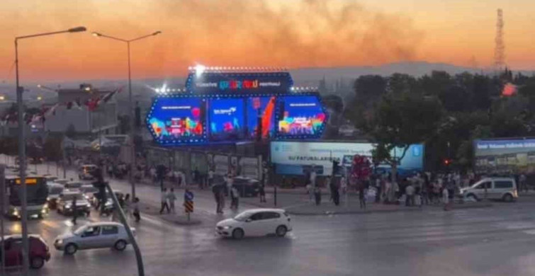 Bursa'da kültür yolu festivalinde yangın paniği
