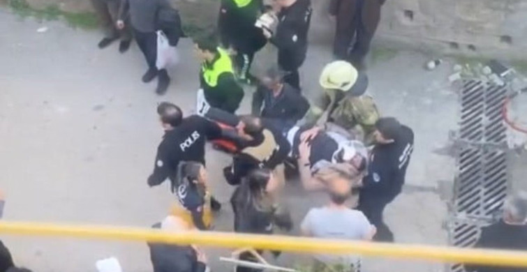 Bursa'da Merdivenlerden Yuvarlanan Araç Kazası