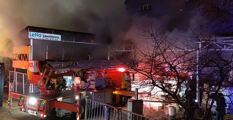 Bursa'da Mobilya ve Tekstil Fabrikalarında Yangın Çıktı