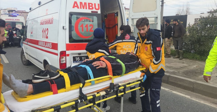 Bursa'da Motosiklet Kazası: İki Yaralı