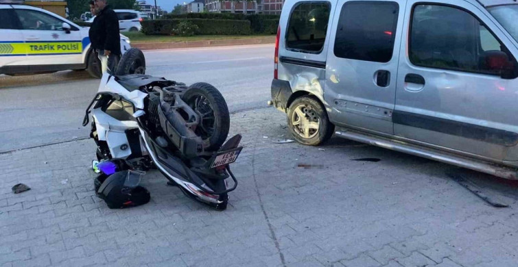 Bursa'da Motosiklet Kazası: İki Yaralı