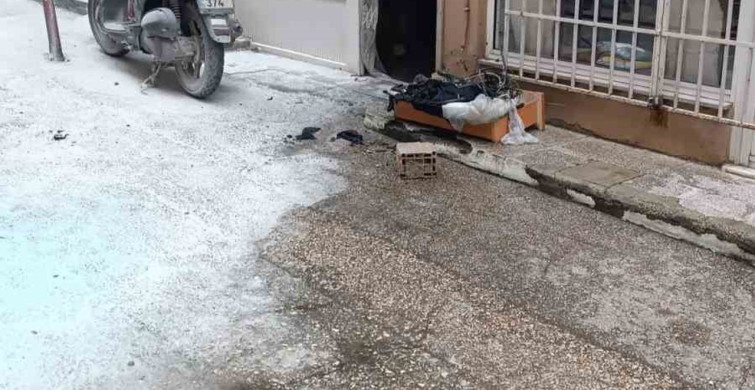 Bursa'da Motosiklet Tamir Dükkanında Jeneratör Yangını