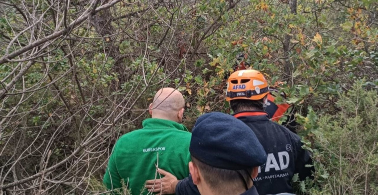 Bursa'da Ormanlık Alanda Mahsur Kalan Kişi Kurtarıldı