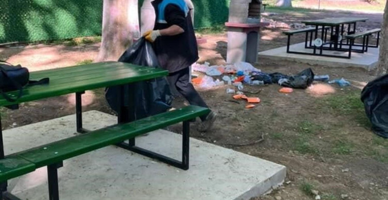 Bursa'da Piknik Alanı Çöplüğe Döndü