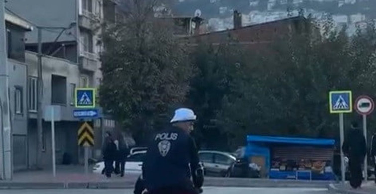 Bursa'da Polis Yeleğiyle Akrobatik Hareketler Yapan Genç Yakalandı