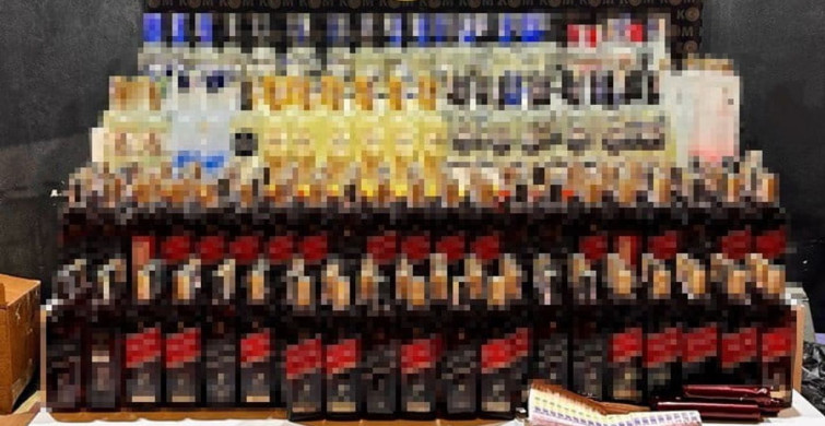 Bursa’da sahte içki operasyonu: 370 şişe sahte içki ve 600 litre etil alkol ele geçirildi