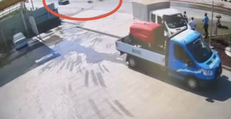 Bursa'da su birikintisine giren motosiklet sürücüsü kazada yaralandı
