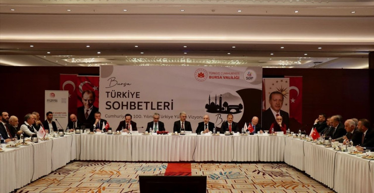 Bursa'da 'Türkiye Sohbetleri' Toplantısı Gerçekleştirildi