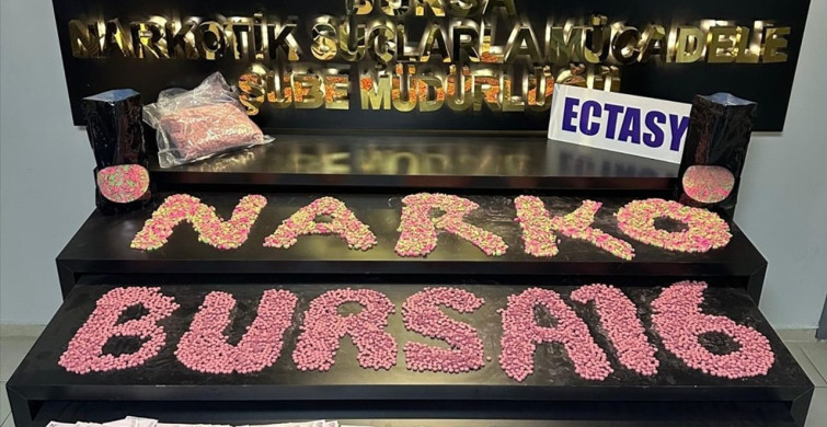 Bursa'da Uyuşturucu Operasyonu: 20 Bin Hap Ele Geçirildi