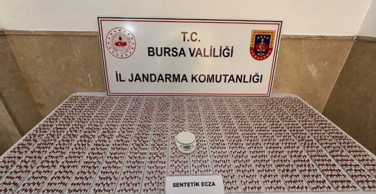 Bursa'da Uyuşturucu Operasyonu: 5.871 Sentetik Hap Ele Geçirildi