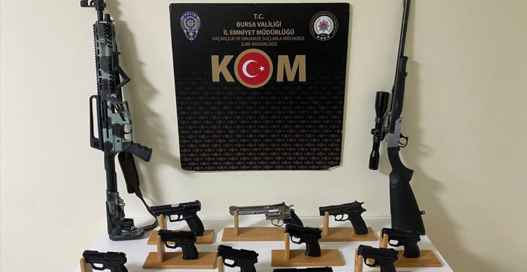 Bursa'da Yasa Dışı Silah Ticareti Operasyonu