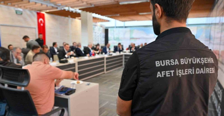 Bursa'nın afet planı akom'da masaya yatırıldı