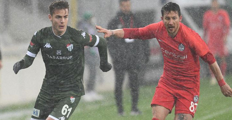 Bursaspor-Tuzlaspor İle Yenişemedi