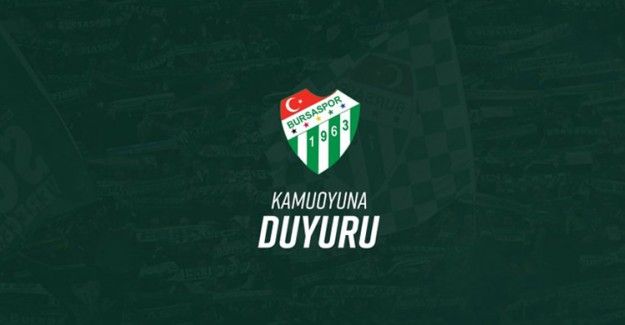Bursaspor'dan Hakem Tepki!