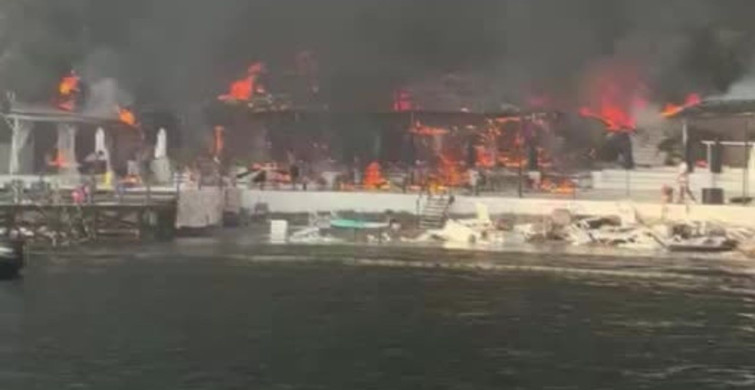Büyükada Viranbağ Plajı’nda yangın paniği