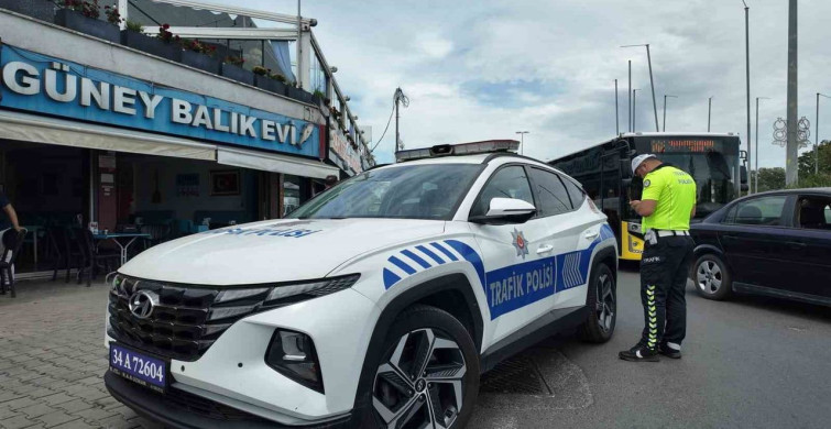 Büyükçekmece'de abart egzoz kullanan ehliyetsiz sürücüye 266 bin lira ceza