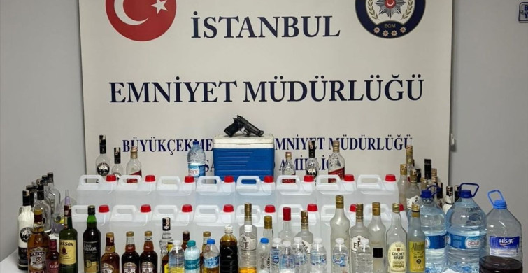 Büyükçekmece'de Kaçak İçki Operasyonu: 1 Şüpheli Yakalandı