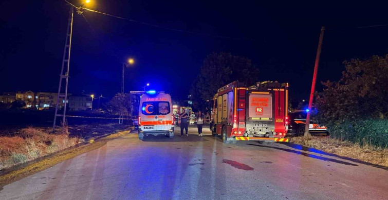 Büyükçekmece'de park halindeki tırda yangın çıktı