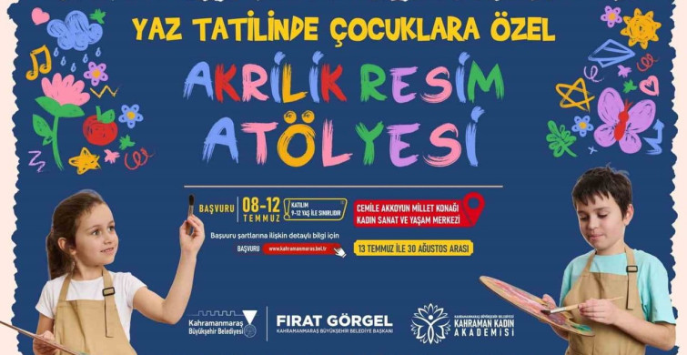 Büyükşehir'den çocuklara yaz tatilinde sanat desteği