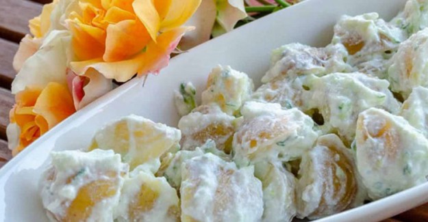Cacıklı Patates Salatası Tarif 