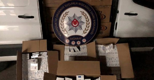 Çakarlı Araçla Sigara Kaçakçılığı Yapan Polis, Suçüstü Yakalandı!