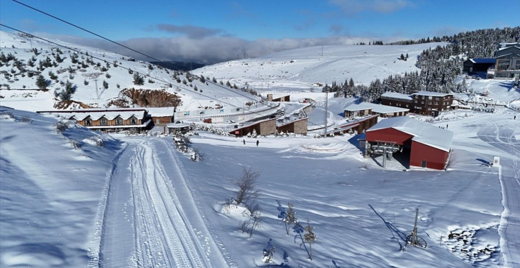 Çambaşı Kayak Merkezi Sezona Merhaba Demeye Hazır