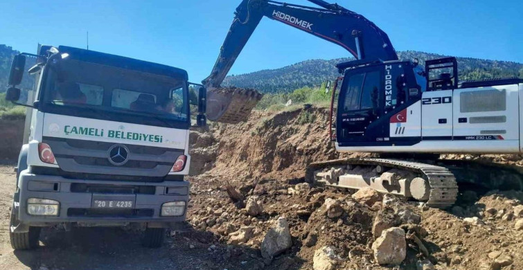 Çameli'nde Selin Etkisi: Arazi Yolları Yeniden Düzenleniyor