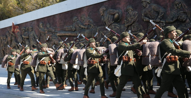 Çanakkale Deniz Zaferi'nin Provası Yapıldı