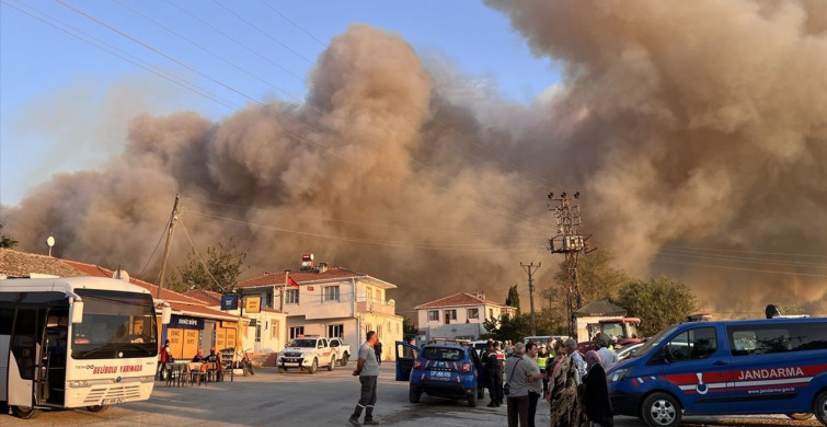 Çanakkale Gelibolu'da Orman Yangınına Müdahale Devam Ediyor