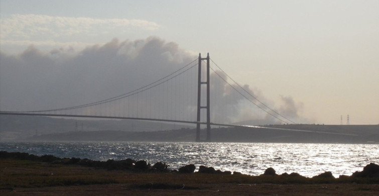 Çanakkale Gelibolu'daki Orman Yangınına Müdahale Devam Ediyor