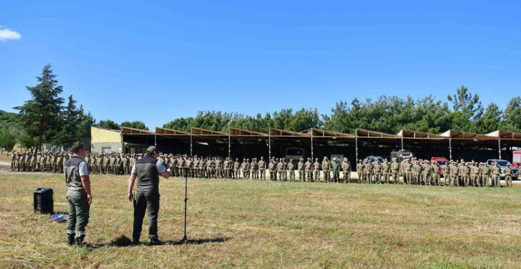 Çanakkale'de askeri personele orman yangınlarıyla mücadele eğitimi verildi
