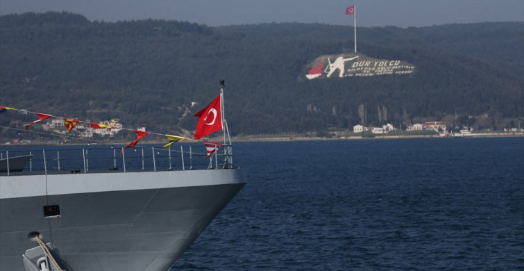 Çanakkale'de Deniz Kuvvetleri Gemilerine Yoğun İlgi