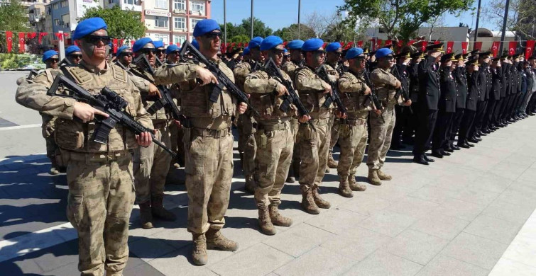 Çanakkale'de jandarma teşkilatı'nın 187'nci kuruluş yıl dönümü kutlandı