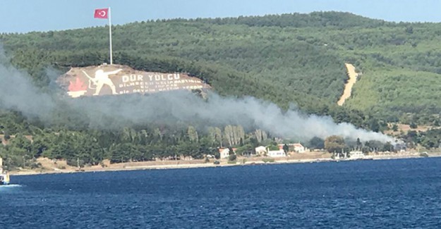 Çanakkale'de Orman Yangını Söndürüldü