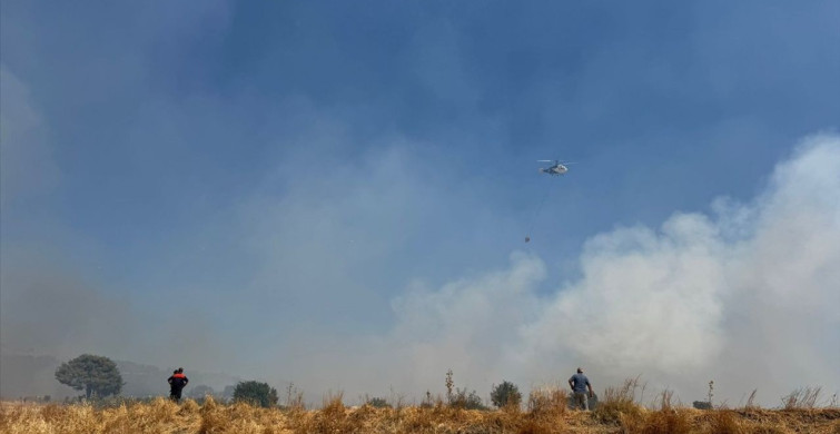 Çanakkale'de Yangın Söndürme Çalışmaları Devam Ediyor