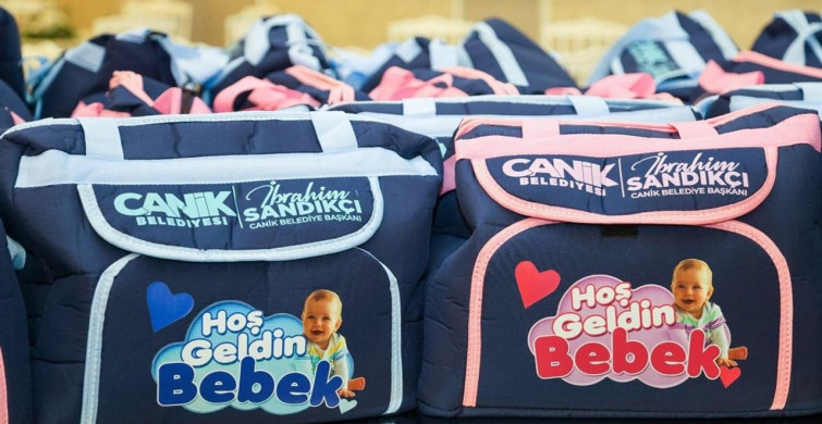 Canik Belediyesi'nden her bebeğe bebek destek paketi