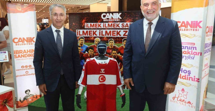 Canikli kadınlar A Milli Takım’a destek için ilmek ilmek ördü