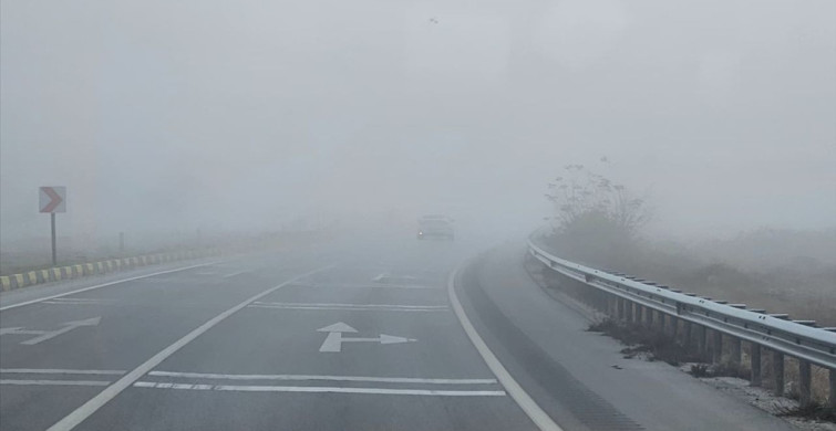 Çankırı-Ankara Kara Yolunda Sis Uyarısı