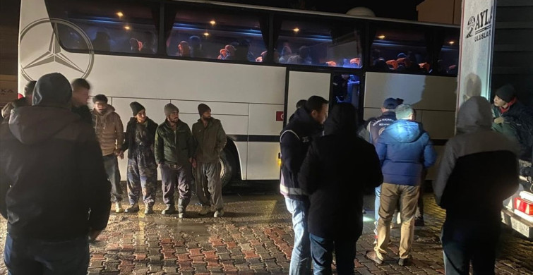 Çankırı'da 75 Düzensiz Göçmen Yakalandı