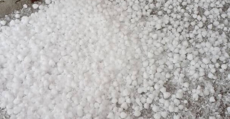 Çankırı'da Dolu Yağışı Hayatı Olumsuz Etkiledi