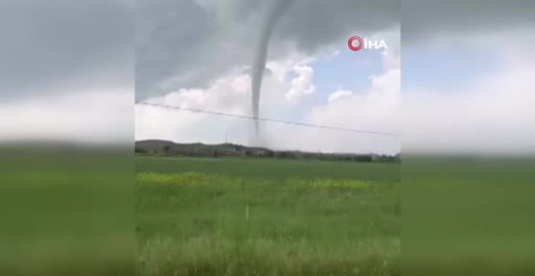 Çankırı'da Hortum Panik Yarattı