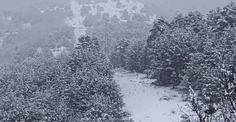 Çankırı’da Kar Yağışı Etkili Oldu
