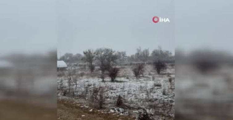 Çankırı'da Nisan Ayında Kar Yağışı Sürprizi