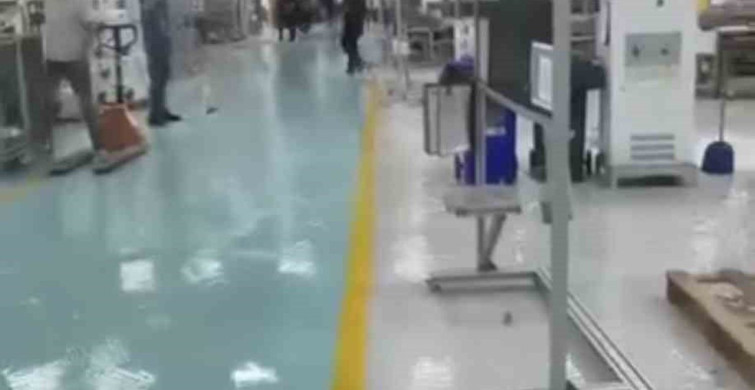 Çankırı'da Sağanak Yağış: Fabrikayı Su Bastı