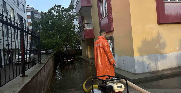 Çankırı’da Sağanak Yağışlar Su Baskınlarına Neden Oldu