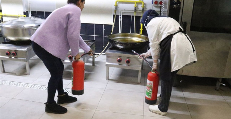 Çankırı'da Yangın Tatbikatı Gerçekleştirildi