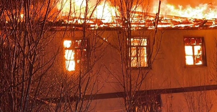 Çankırı'nın Ilgaz İlçesinde Yangın İki Evi Küle Çevirdi