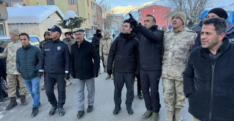 Çatak'ta Çığ Düşen Bölgelerde İncelemeler Yapıldı